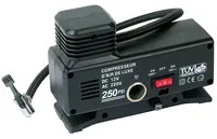 AC110-230V/DC12V Değişken akım Araç lastiği hava kompresörü nozzle ile