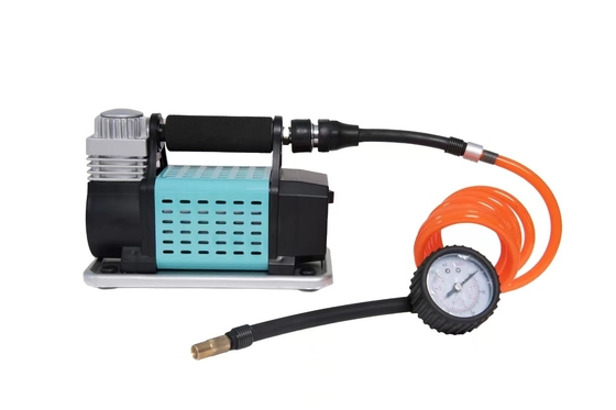 İyi bir fiyat. Tek Silindirli DC12V Metal Taşınabilir Otomobil Hava Kompresörü Metal Basınçölçerle çevrimiçi