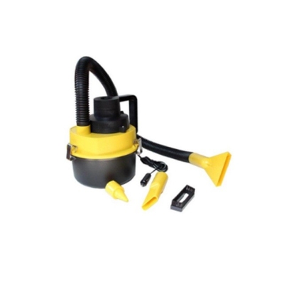 Sarı Portatif ABS DC12v Araç Kullanımı Esnek Islak ve Kuru Vakumlu