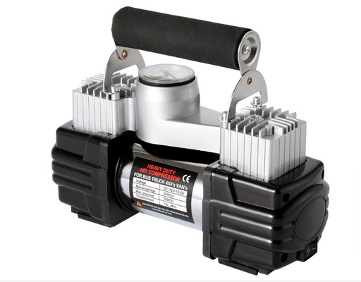 DC12V Çift Silindir Metal Araç Hava Kompresörü Araç Şişirme Pompası İçin