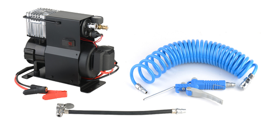 Ağır Metal Araç Hava Kompresörü Dc12v/24v Timsah Klipli Kamyon için
